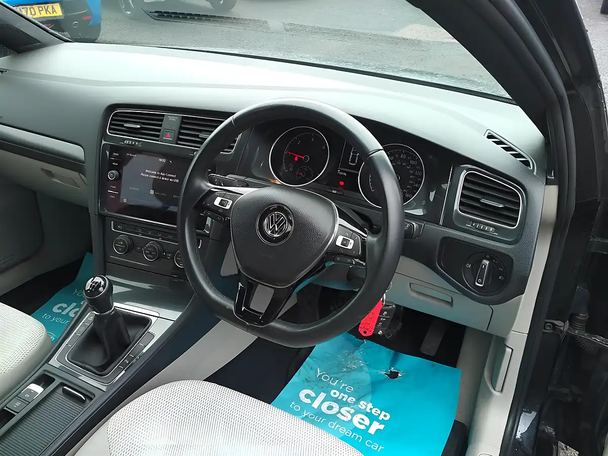Used 2017 Volkswagen Golf Se Black - Interior and Exterior details 12