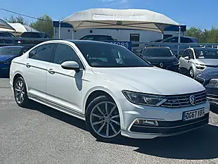 Used 2017 Volkswagen Passat R Line White - Interior and Exterior details 5