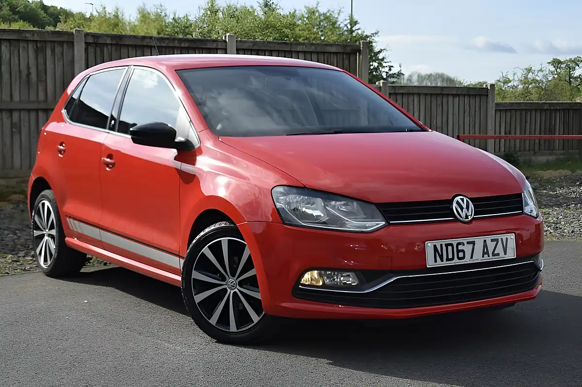 Used 2017 Volkswagen Polo Beats Edition Flash Red - Front View