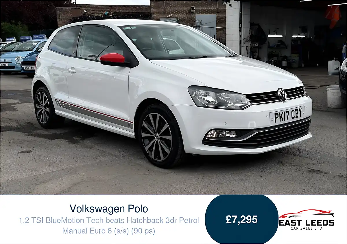 Used 2017 Volkswagen Polo Bluemotion Tech Beats White - Front View