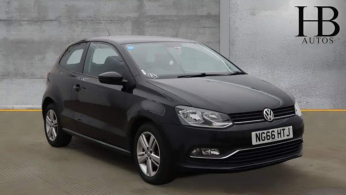 Used 2017 Volkswagen Polo Bluemotion Tech Match Black - Front View