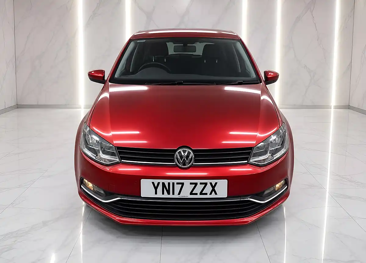 Used 2017 Volkswagen Polo Bluemotion Tech Match Carmen Red - Interior and Exterior details 2