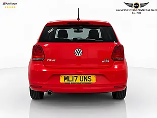 Used 2017 Volkswagen Polo Bluemotion Tech Match Edition Red - Interior and Exterior details 3
