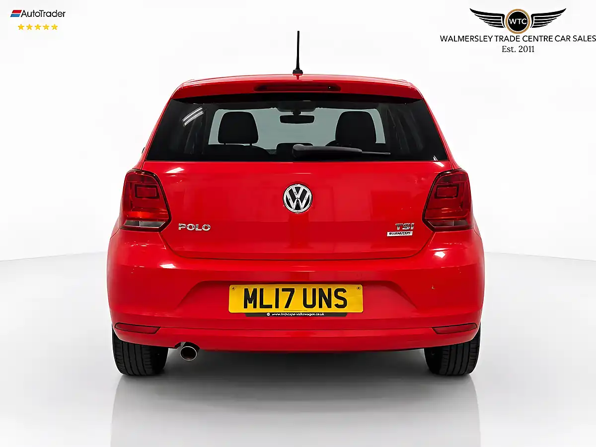 Used 2017 Volkswagen Polo Bluemotion Tech Match Edition Red - Interior and Exterior details 3