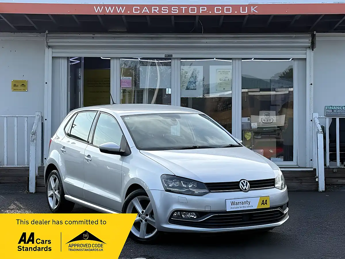 Used 2017 Volkswagen Polo Bluemotion Tech Match Edition Silver - Front View