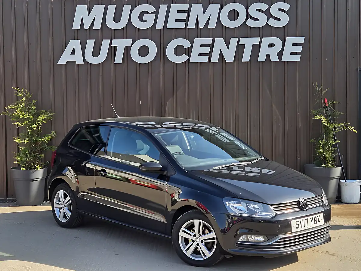 Used 2017 Volkswagen Polo Match Edition Black - Front View