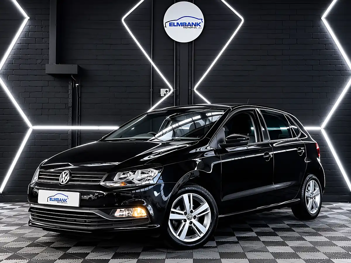 Used 2017 Volkswagen Polo Match Edition Black - Front View