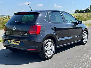 Used 2017 Volkswagen Polo Match Edition Black - Interior and Exterior details 9
