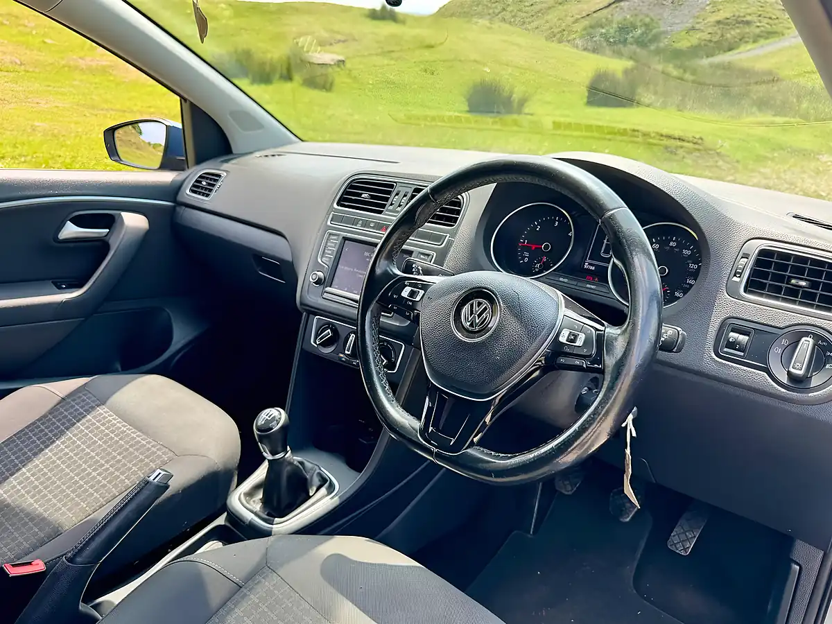 Used 2017 Volkswagen Polo Match Edition Blue - Interior and Exterior details 2