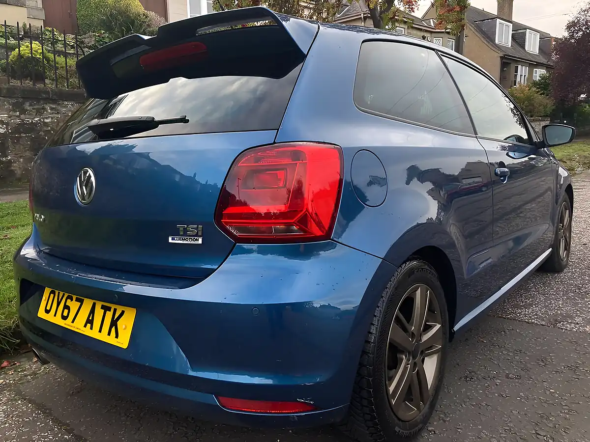 Used 2017 Volkswagen Polo Match Edition Blue - Interior and Exterior details 2