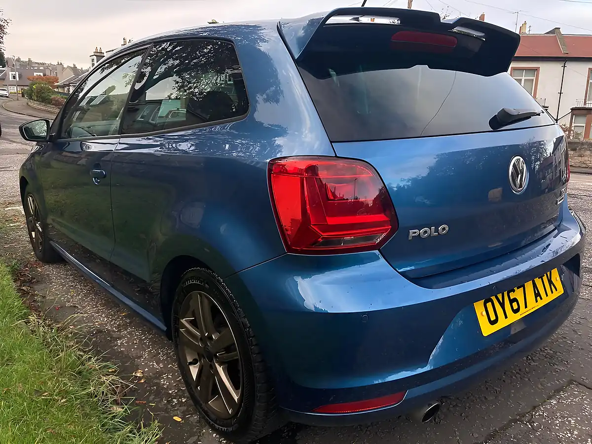 Used 2017 Volkswagen Polo Match Edition Blue - Interior and Exterior details 4