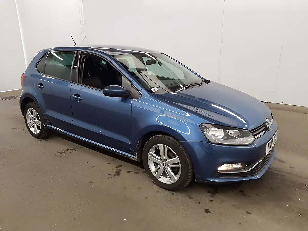Used 2017 Volkswagen Polo Match Edition Blue - Front View