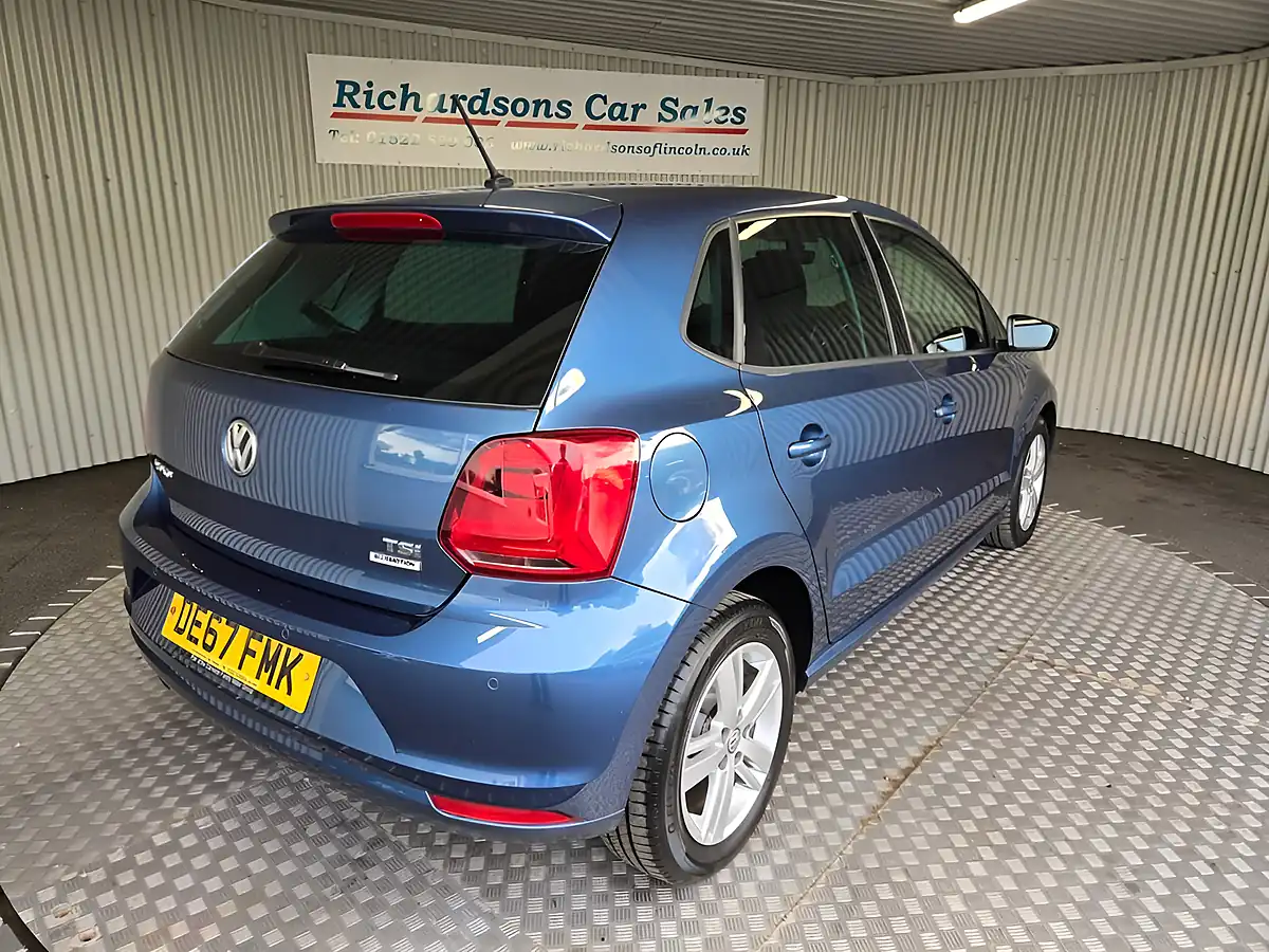 Used 2017 Volkswagen Polo Match Edition Blue - Interior and Exterior details 2