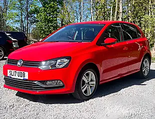 Used 2017 Volkswagen Polo Match Edition Flash Red - Interior and Exterior details 7