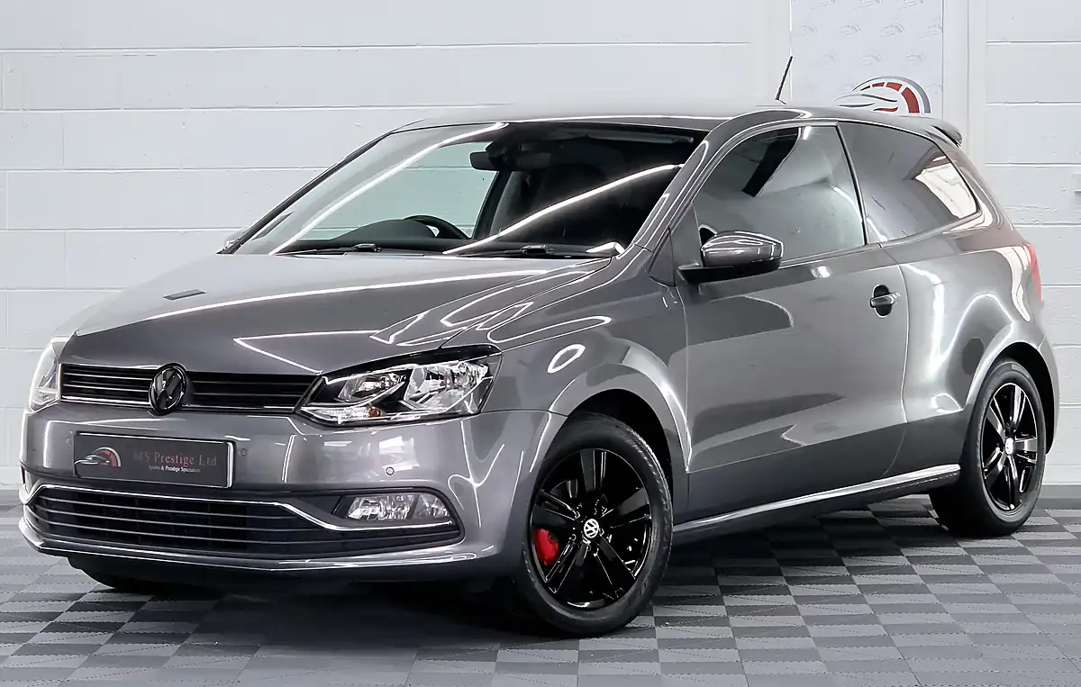 Used 2017 Volkswagen Polo Match Edition Nimbus Grey Metallic - Front View