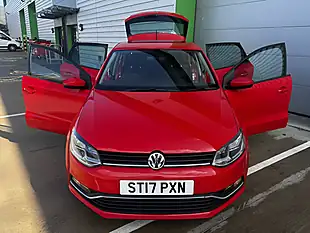 Used 2017 Volkswagen Polo Match Edition Red - Interior and Exterior details 19