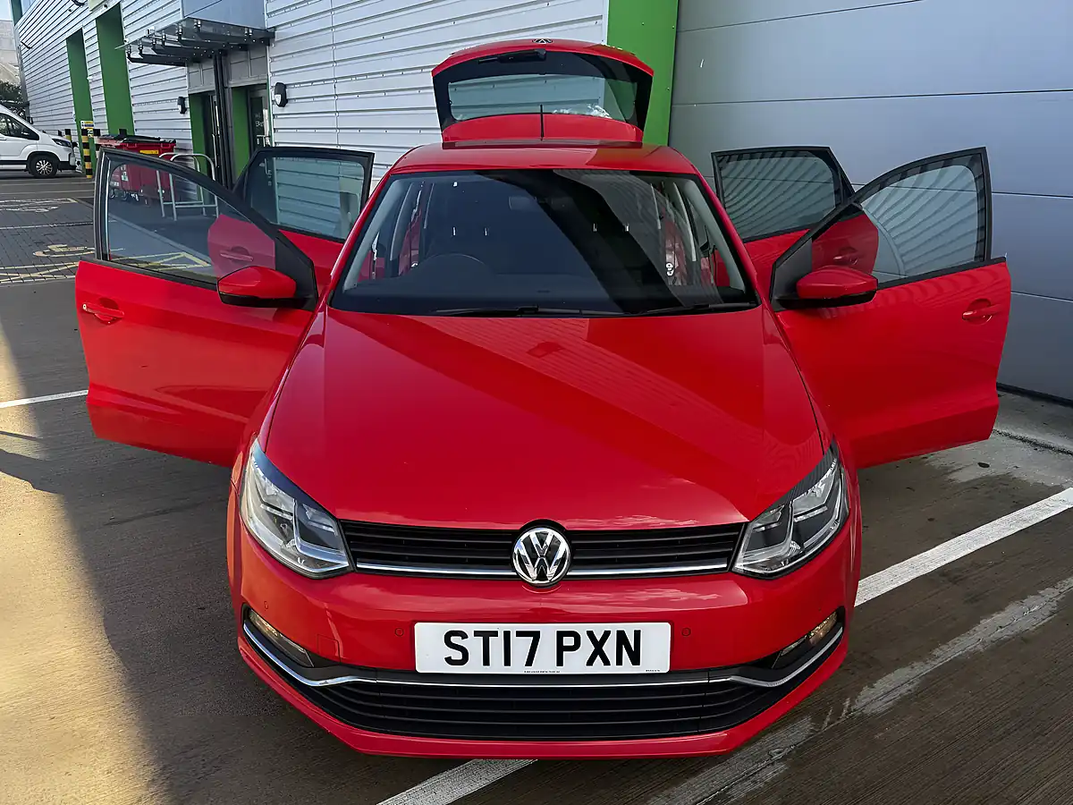 Used 2017 Volkswagen Polo Match Edition Red - Interior and Exterior details 19