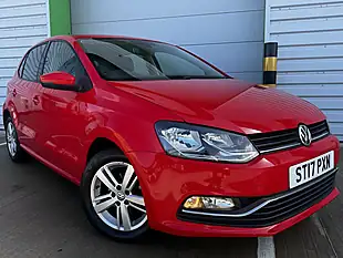 Used 2017 Volkswagen Polo Match Edition Red - Interior and Exterior details 2