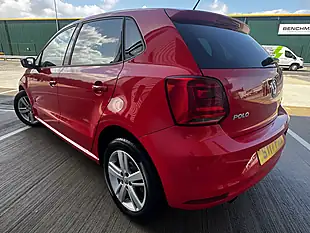 Used 2017 Volkswagen Polo Match Edition Red - Interior and Exterior details 7