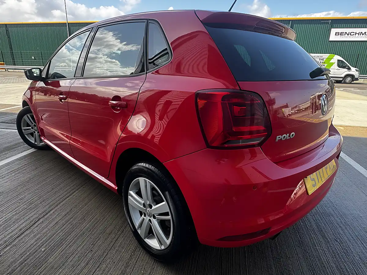 Used 2017 Volkswagen Polo Match Edition Red - Interior and Exterior details 7