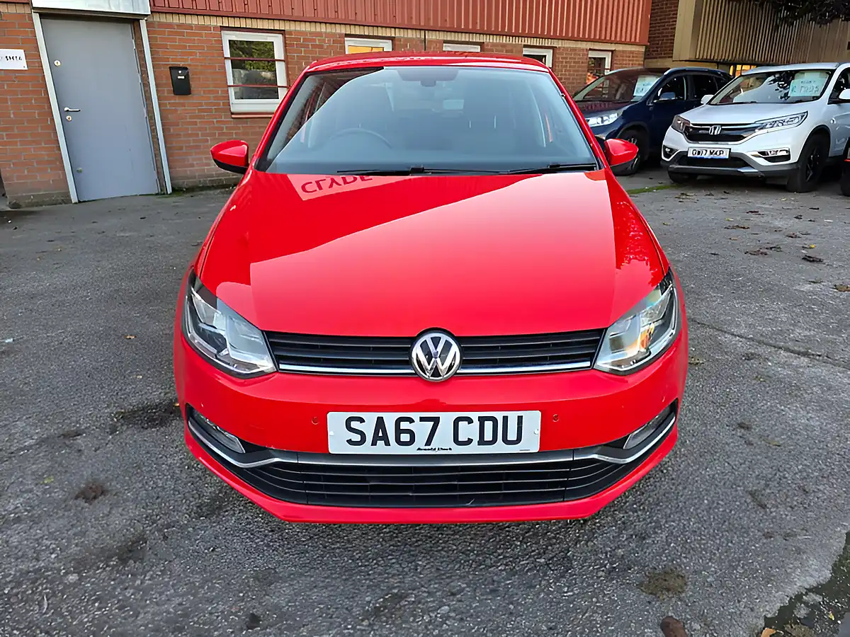 Used 2017 Volkswagen Polo Match Edition Red - Interior and Exterior details 12