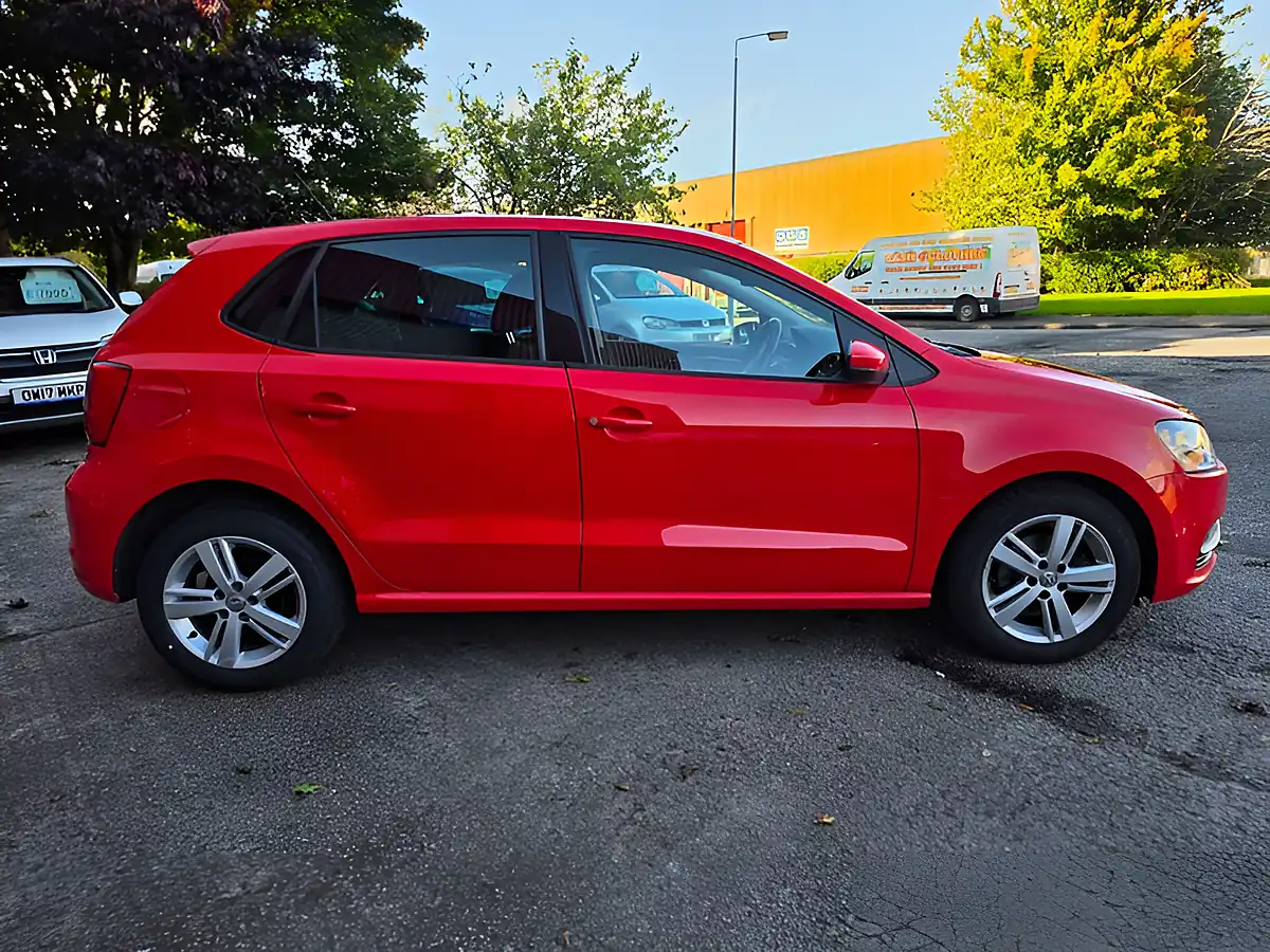 Used 2017 Volkswagen Polo Match Edition Red - Interior and Exterior details 4