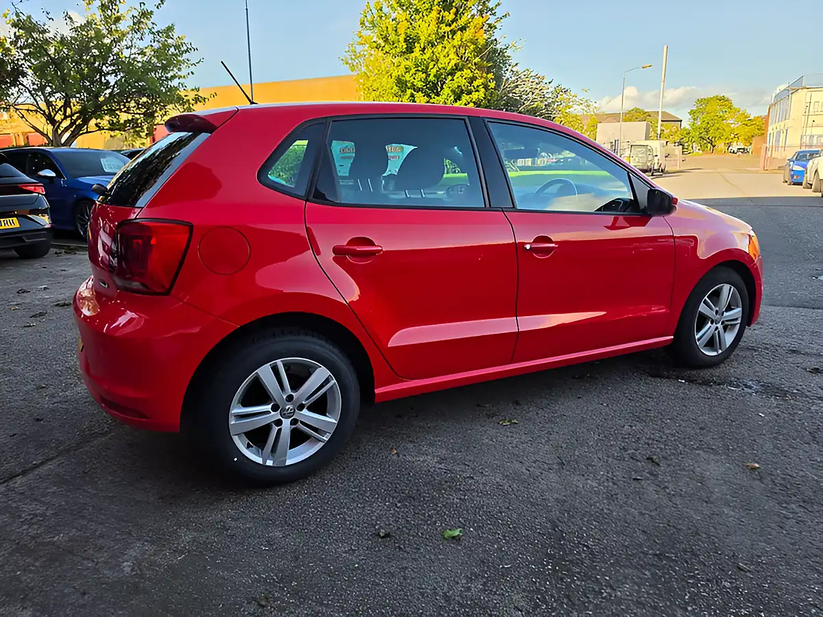 Used 2017 Volkswagen Polo Match Edition Red - Interior and Exterior details 6