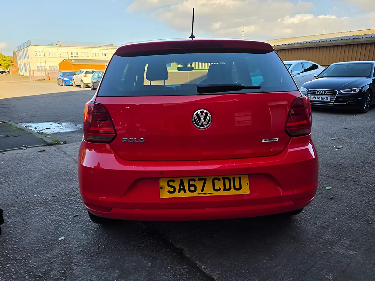 Used 2017 Volkswagen Polo Match Edition Red - Interior and Exterior details 9