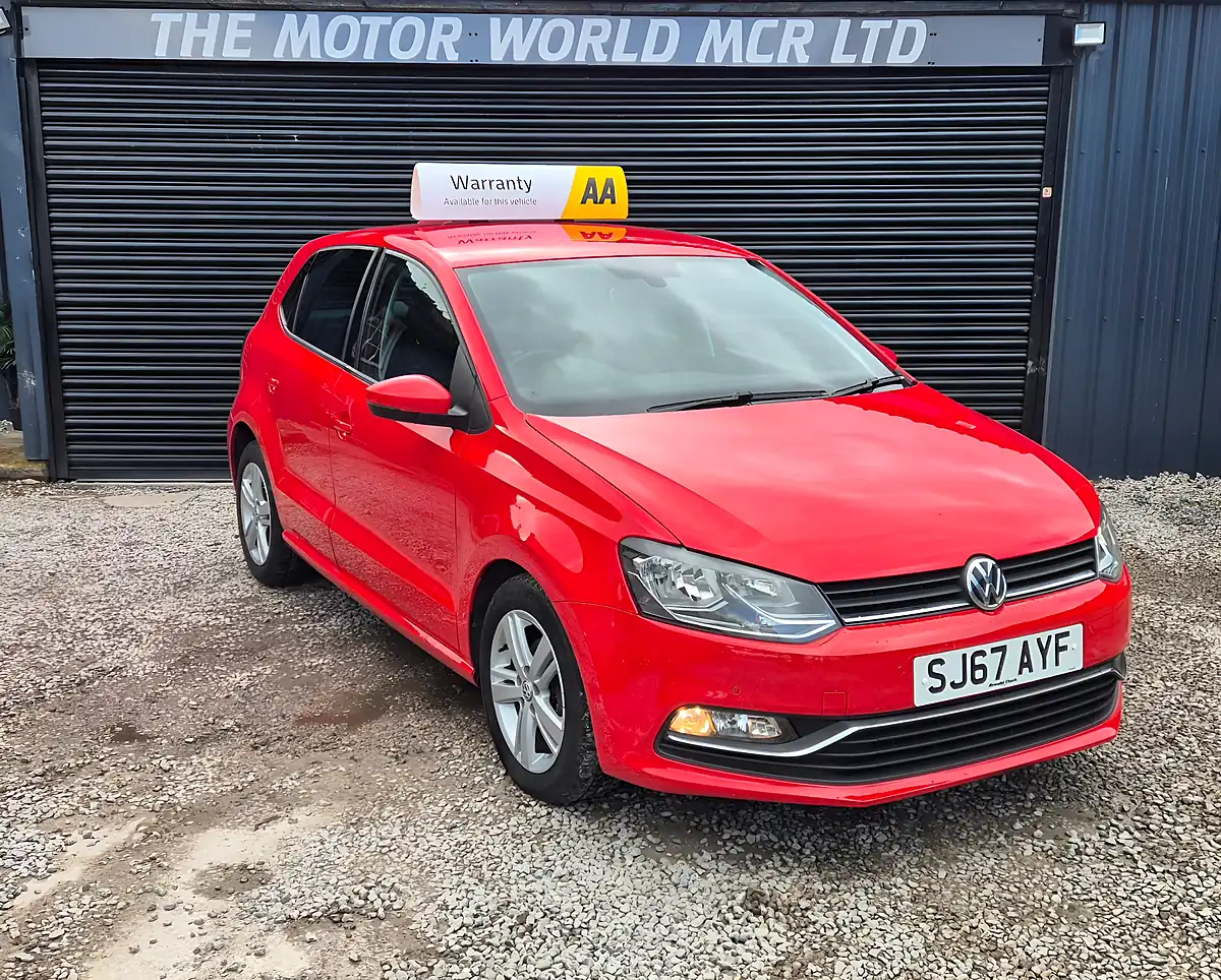 Used 2017 Volkswagen Polo Match Edition Red - Front View