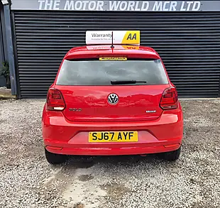 Used 2017 Volkswagen Polo Match Edition Red - Interior and Exterior details 4