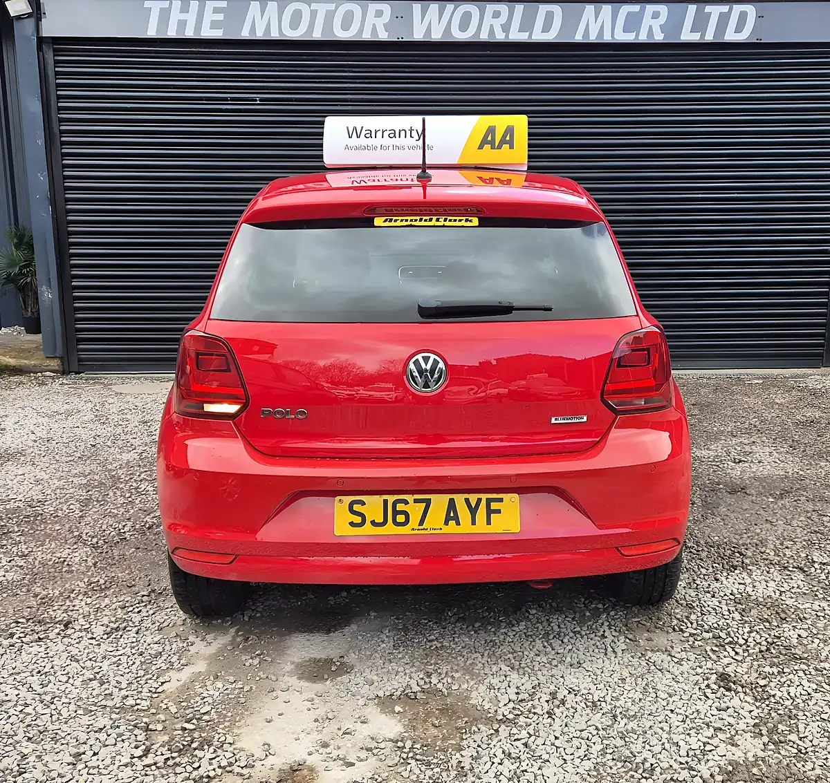 Used 2017 Volkswagen Polo Match Edition Red - Interior and Exterior details 4