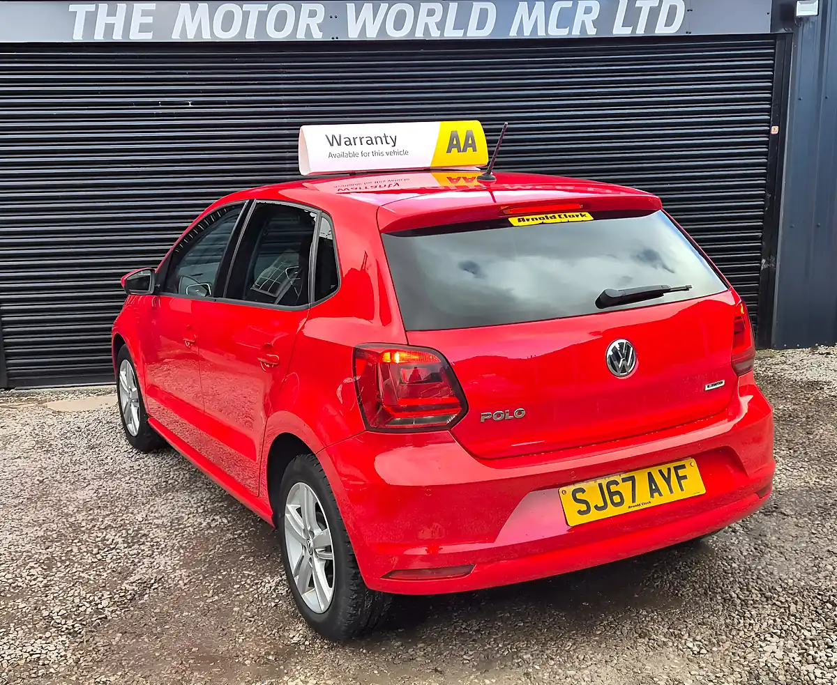 Used 2017 Volkswagen Polo Match Edition Red - Interior and Exterior details 5