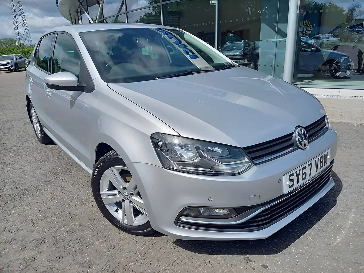 Used 2017 Volkswagen Polo Match Edition Silver - Front View