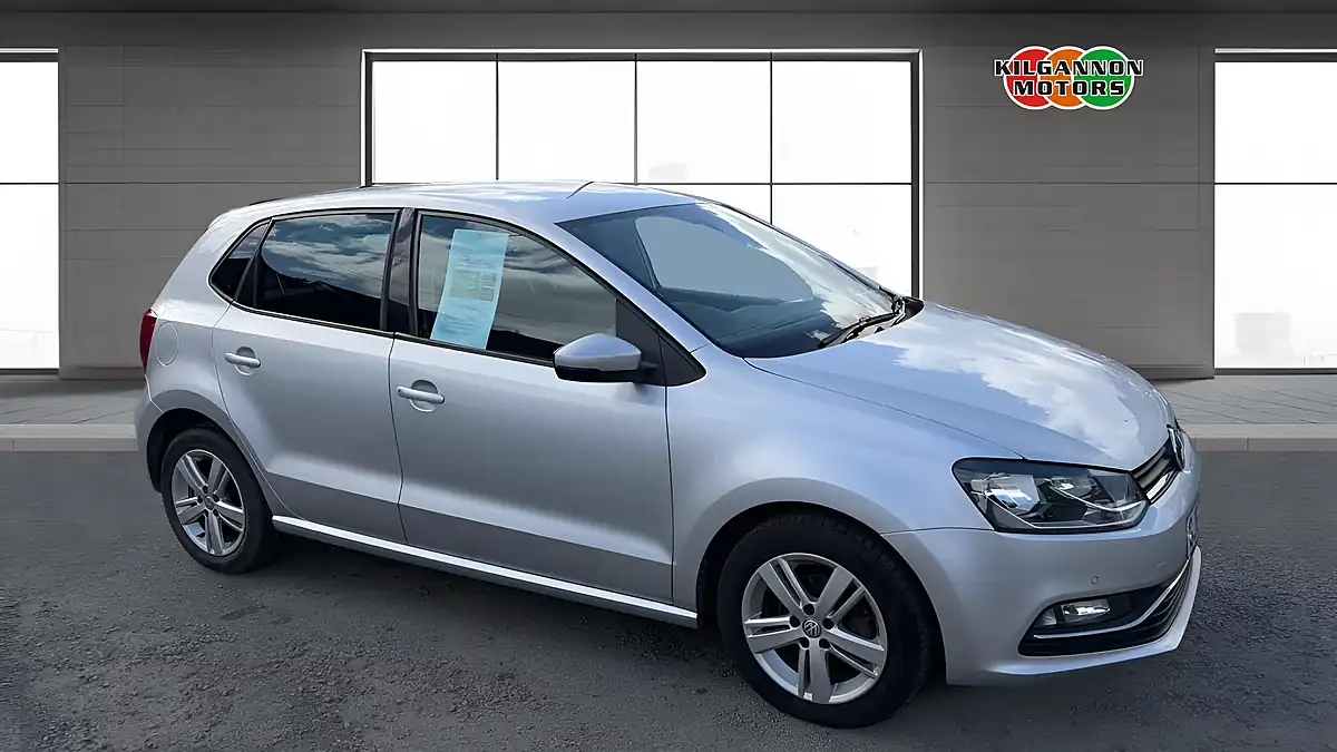 Used 2017 Volkswagen Polo Match Edition Silver - Front View