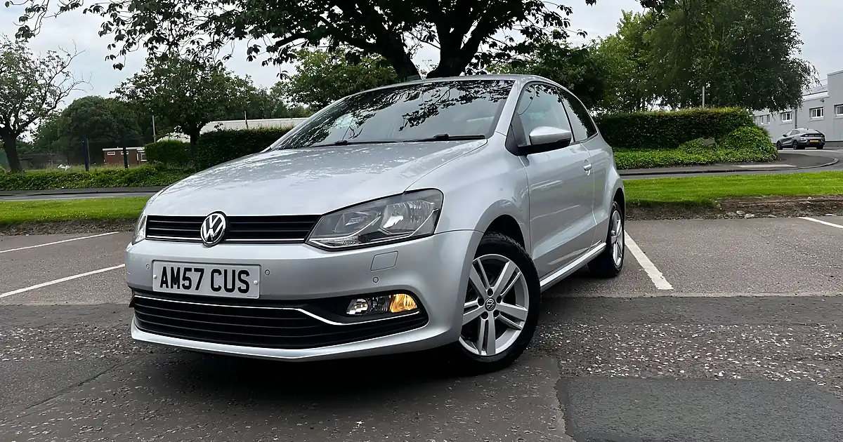 Used 2017 Volkswagen Polo Match Edition Silver - Front View