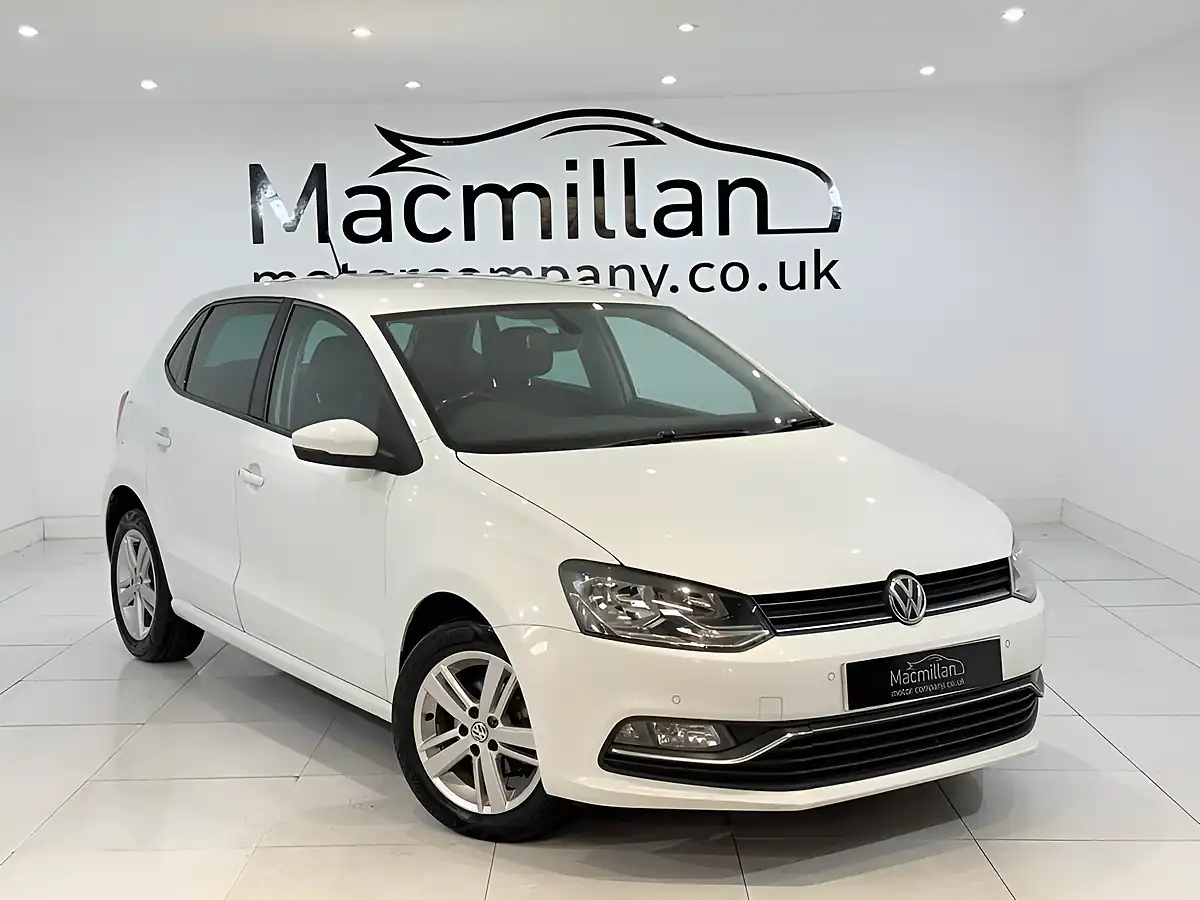 Used 2017 Volkswagen Polo Match Edition White - Front View