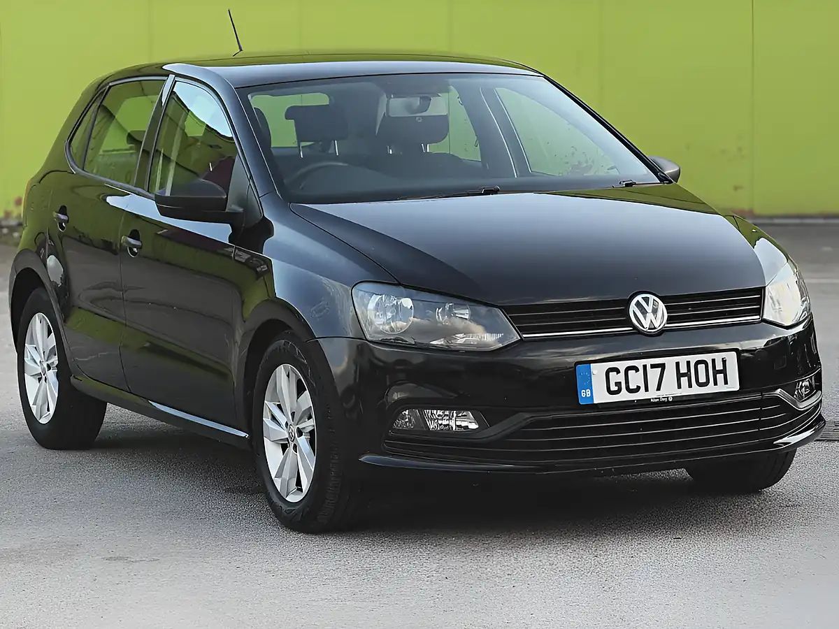 Used 2017 Volkswagen Polo S Black - Front View