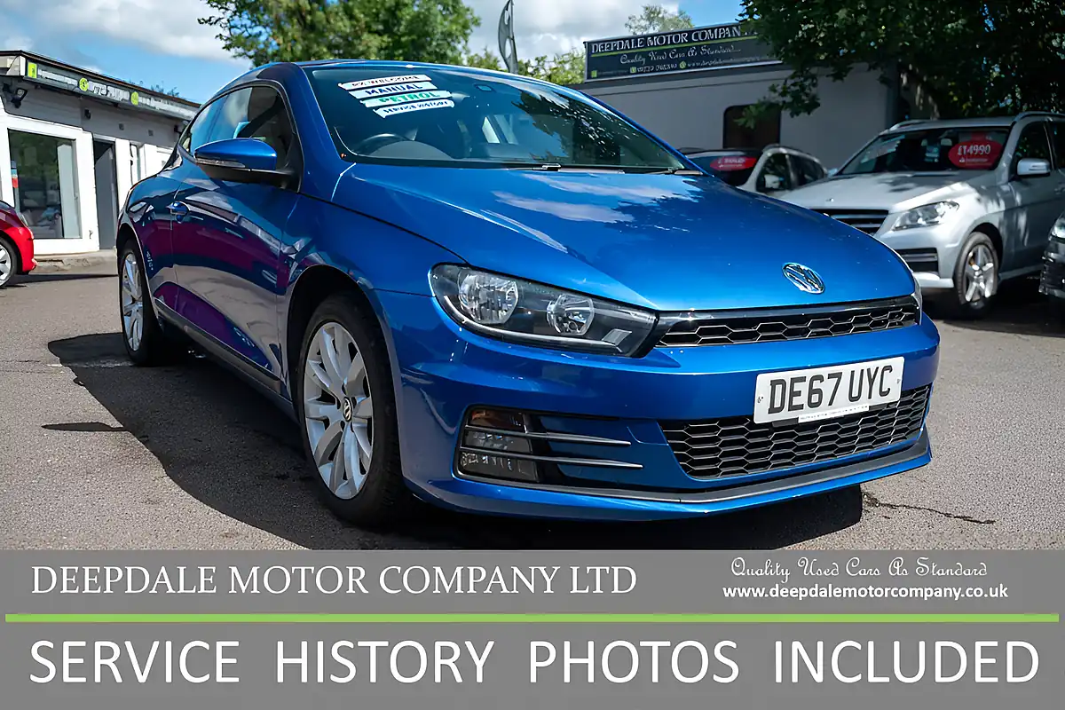 Used 2017 Volkswagen Scirocco Bluemotion Technology Rising Blue - Front View