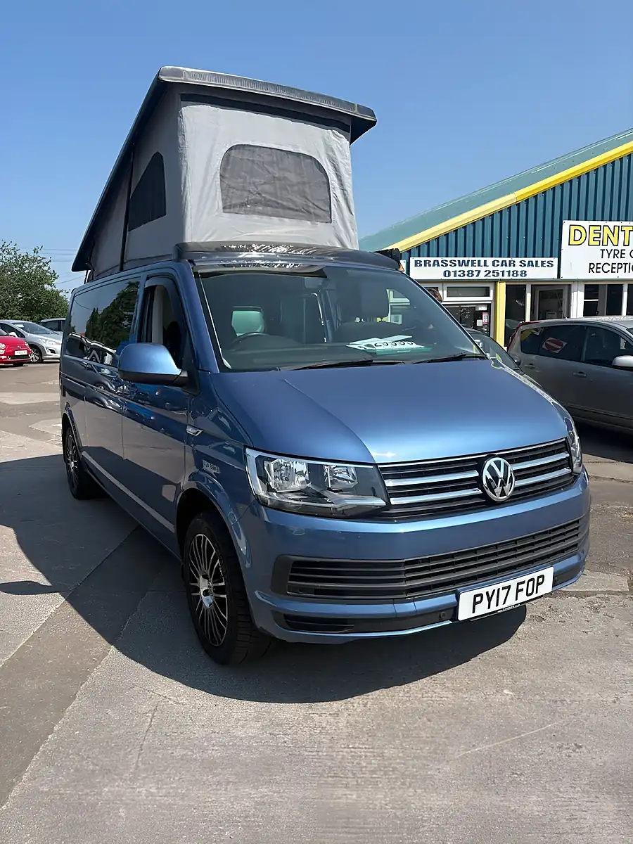 Used 2017 Volkswagen T6.1 Campervan Bluemotion Tech Se Minibus Double Cab Blue - Interior and Exterior details 2