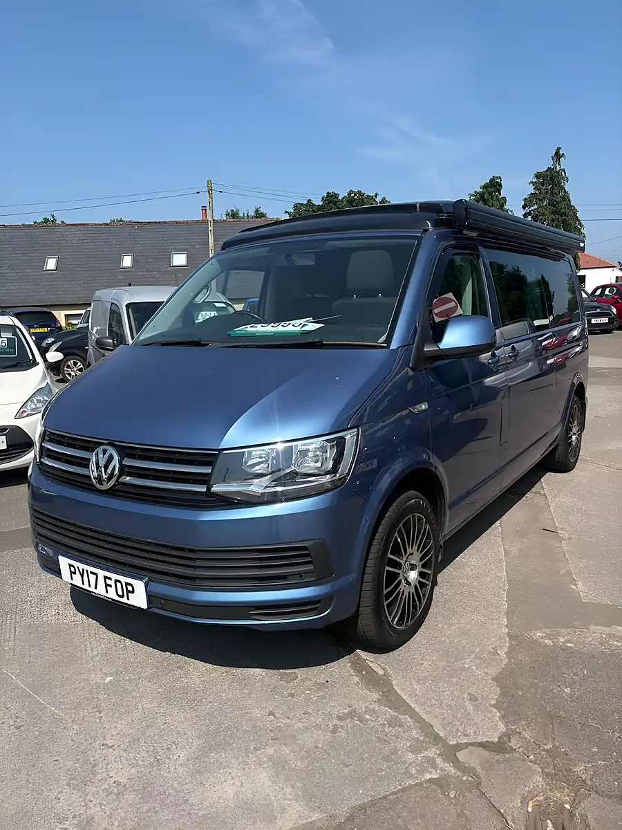 Used 2017 Volkswagen T6.1 Campervan Bluemotion Tech Se Minibus Double Cab Blue - Interior and Exterior details 3