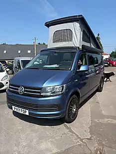Used 2017 Volkswagen T6.1 Campervan Bluemotion Tech Se Minibus Double Cab Blue - Interior and Exterior details 4