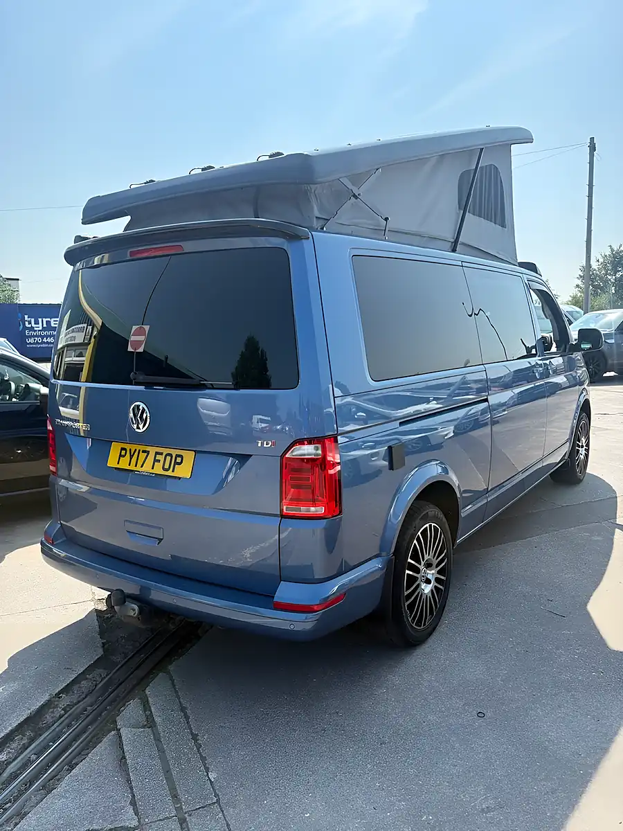 Used 2017 Volkswagen T6.1 Campervan Bluemotion Tech Se Minibus Double Cab Blue - Interior and Exterior details 5