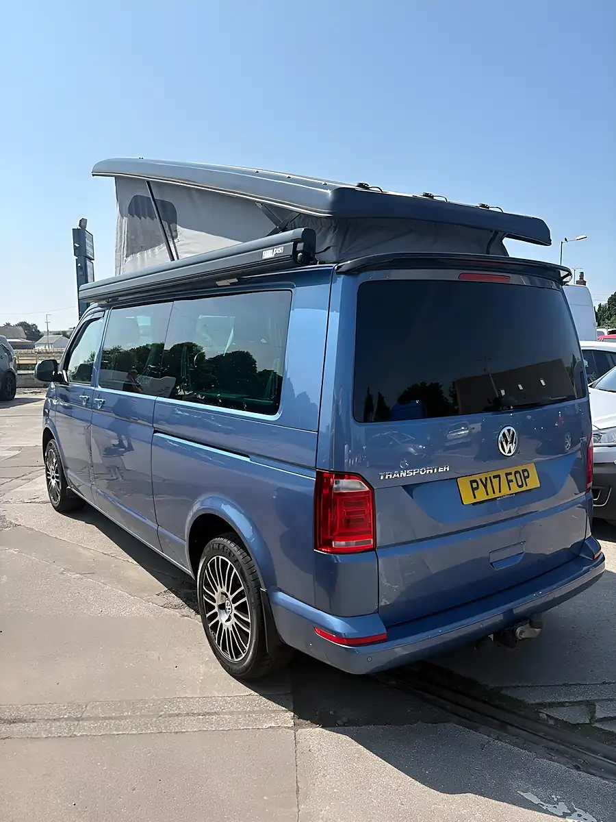 Used 2017 Volkswagen T6.1 Campervan Bluemotion Tech Se Minibus Double Cab Blue - Interior and Exterior details 6