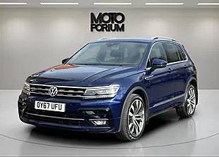 Used 2017 Volkswagen Tiguan R-Line Blue - Interior and Exterior details 2