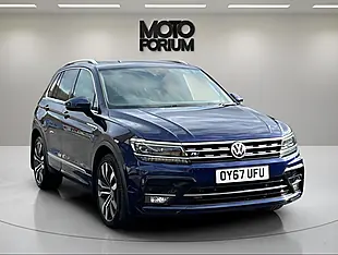 Used 2017 Volkswagen Tiguan R-Line Blue - Interior and Exterior details 3