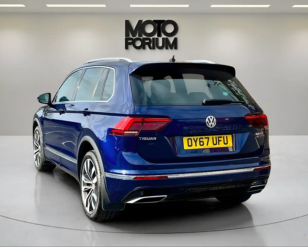 Used 2017 Volkswagen Tiguan R-Line Blue - Interior and Exterior details 6
