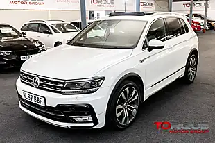 Used 2017 Volkswagen Tiguan R-Line White - Interior and Exterior details 16