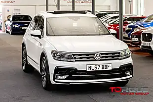 Used 2017 Volkswagen Tiguan R-Line White - Interior and Exterior details 3