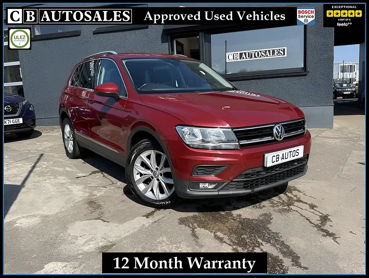 Used 2017 Volkswagen Tiguan Se Navigation Red - Front View