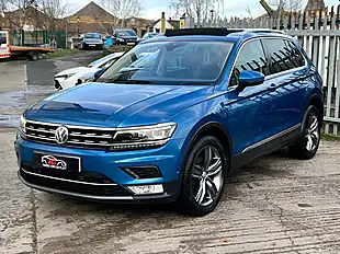 Used 2017 Volkswagen Tiguan Sel Blue - Interior and Exterior details 3